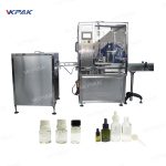 સ્વચાલિત ઇ-સિગારેટ લિક્વિડ ઓઇલ બોટલ ફિલર પ્લગર કેપર મશીન
