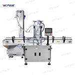 ઓટોમેટિક લીનિયર સર્વો સિંગલ હેડ બોટલ ચક સ્ક્રુ કેપિંગ મશીન