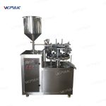 સંકુચિત એલ્યુમિનિયમ મેટલ ટ્યુબ્સ ફિલિંગ સીલિંગ મશીન સેમી ઓટોમેટિક