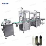 ઇ-લિક્વિડ ઇ સિગારેટ ઓઇલ ફિલિંગ સ્ટોપર કેપિંગ લેબલિંગ મશીન