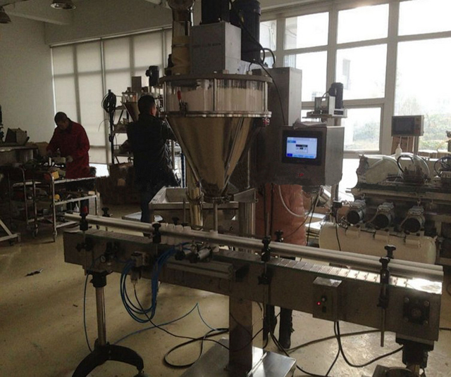 touch screen controlling system auger filler semi automatic auger filler લોટ factory.jpg