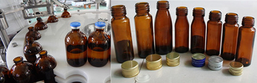 pharmaceutical bottles for filling line પાવડર ભરવા માટેની બોટલો સીલિંગ cappping.jpg