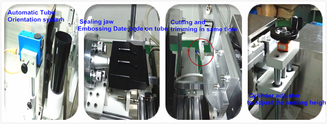 Ultrasound sealing machine for tubes અલ્ટ્રાસોનિક ટ્યુબ સીલર