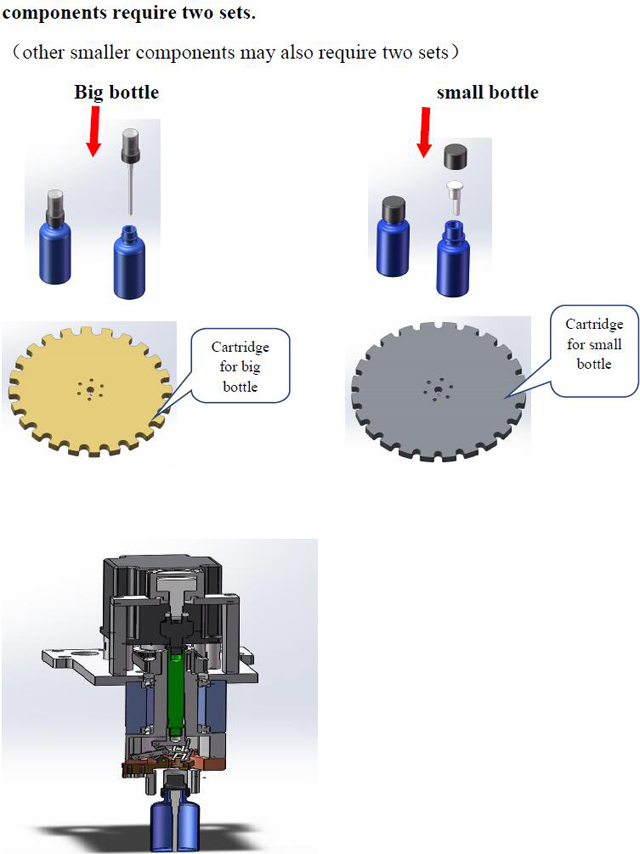 ફિલર કેપર માટે કેપિંગ હેડ
