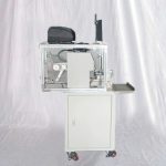 સેમી ઓટોમેટિક કેબલ વાયર સ્ટીકર પ્રિન્ટ-એપ્લાય ફોલ્ડિંગ લેબલીંગ મશીન