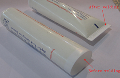welding samples by ultrasonic tube sealer અલ્ટ્રાસોનિક ટ્યુબ sealer.jpg દ્વારા વેલ્ડીંગ નમૂનાઓ