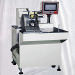 સેમી ઓટોમેટિક પાવર કોર્ડ કેબલ વાયર સ્ટીકર ફ્લેગ લેબલર મશીન